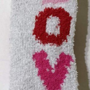 Valentine's Day Plush Lounging Sock Set